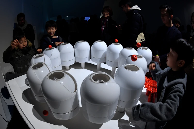 Media Ambition Tokyo 2017 での展示の様子